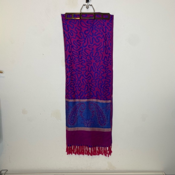 NWT Pashmina 100% Pashmina Cashmere Scarf/ Shawl - Picture 1 of 12